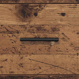 Bathroom Furniture Set with Drawer Old Wood 35 x 37.5 x 166 cm 883598