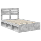 Bed Frame with Headboard Concerte 120 x 200 cm Solid Pine Wood 3411434