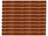 Lawn Edgings 10 pcs 10x103 cm Flexible Corten steel 821890