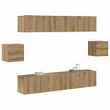 TV Cabinet Set Wall-mounted 6 pcs Artisan old 80 x 30 x 30 cm 3393446