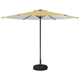 Garden Parasol with Base 300 x 300 cm Polyester Rectangular 42036237