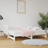 Pull-out Day Bed without Mattress White 2x cm 820742