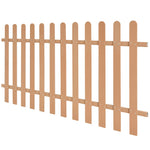 Picket Fence WPC 200x100 cm 42824