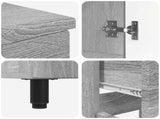 Bathroom Vanity Unit Grey Sonoma 60 x 35 x 80 cm 889421