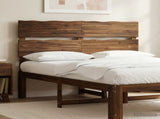 Live Edge Headboard ROSTOCK Dark Brown 120 cm Solid Acacia Wood 903296