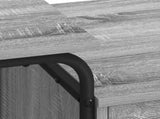 Desk with Storage Grey Sonoma 120 x 50 x 75 cm 8007999