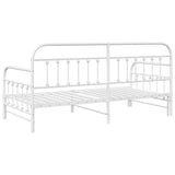 Daybed Frame White 100 x 200 cm Powder-Coated Steel 42002654