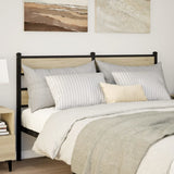 Replace Headboard Sonoma Oak 135 cm Iron and Engineered Wood 4017134