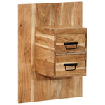 ZNTS Bedside Cabinet 60x32x80 cm Solid Wood Acacia 4017529