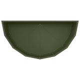 Planter Olive Green 90 x 45 x 35 cm Steel 883692