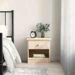 ZNTS Bedside Cabinet ALTA 41x35x41 cm Solid Wood Pine 353913