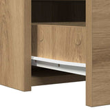Dressing Table Brown 100 x 40 x 70 cm Engineered Wood 865216