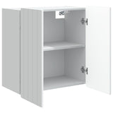 Wall-Mounted Cabinet White 59 x 31 x 64 cm Engineered Wood 898235