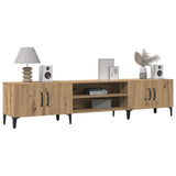 TV Cabinet Artisian Oak 180x31.5x40 cm Engineered Wood 857144