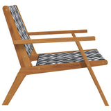 Garden Furniture 2 pcs Black and White 67 x 78 x 73 cm 367830