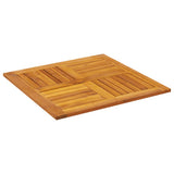 Table Top 70x70x2 cm Square Solid Wood Acacia 4004255