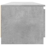 TV Cabinet with LED Lights Concrete Grey 140x40x36 cm 804296