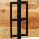 Headboard 200 cm Solid Wood Acacia and Iron 4017560