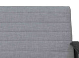 Armchair Light Grey 59 x 75 x 78 cm Fabric 42017670