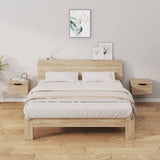 ZNTS Wall-mounted Bedside Cabinets 2 pcs Sonoma Oak 34x30x20 cm 811383