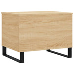 ZNTS Coffee Table Sonoma Oak 60x44.5x45 cm Engineered Wood 830959
