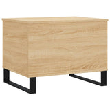 ZNTS Coffee Table Sonoma Oak 60x44.5x45 cm Engineered Wood 830959