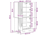 Cabinet Set 2 pcs Sonoma Oak Engineered Wood 3416774