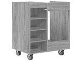 Golf Cabinet with Wheel Plain Grey Sonoma 65 x 45 x 98 cm 899452