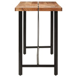 Bar Table 180x70x107 cm Solid Wood Acacia and Iron 356378