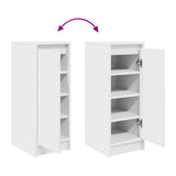 Shoe Cabinet White 29.5x34x76 cm Engineered Wood 861859