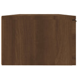 Wall Cabinet Brown Oak 68x30x20 cm Engineered Wood 817095