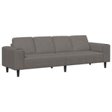 Fabric Sofa with Cushion Light Grey 208 cm Corduroy fabric 3335100