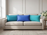 Cushion with Pillow HOUTEN 6 pcs Royal Blue Polyester 933361