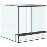 Terrarium with Storage Transparent 30 x 30 x 30 cm Glass 42020387