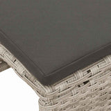 Garden Sofa Set 6 pcs Light grey and dark grey Poly Rattan 4104705
