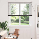 Venetian Blind Black 175 x 135 cm 25 mm Aluminium 42006154
