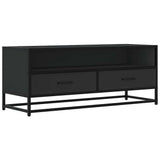 TV Cabinet Black 100x34.5x40 cm Engineered Wood and Metal 848814