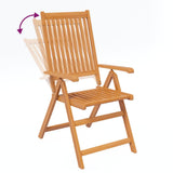 Garden Dining Set Natural wood Solid Acacia wood Medium 3079637