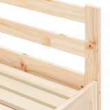 Daybed with Trundle without Mattress 80x200 cm Solid Wood 836150