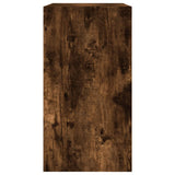 Shoe Cabinet Smoked Oak 60x34x63.5 cm Engineered Wood 839942
