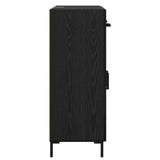 Sideboard Black Oak 69.5 x 34 x 90 cm Engineered Wood 882283