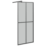 Walk-in Shower Screen 80x195 cm Dark Tempered Glass 151884