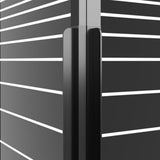 Stripe Shower Cabin ESG 90x70x180 cm Black 151850