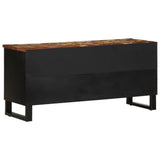 TV Cabinet 100x33x46 cm Solid Wood Reclaimed&Engineered Wood 351972