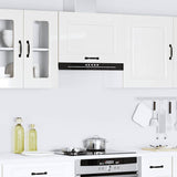 Kitchen Wall Cabinet Kalmar High Gloss White Engineered Wood 853599