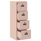 File Cabinet 2 pcs Pink 44 x 50 x 139 cm Cold-Rolled Steel 3406155