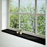 Window Sills 2 pcs Brown Black 160x30x2 cm Solid Wood Oak 4009196