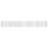 Gabion Raised Bed Galvanised Steel 450x30x60 cm 145646