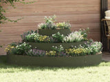 Garden Planter Olive Green 120 x 120 x 20 cm Cold-rolled Steel 873658