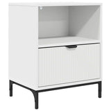 Bedside Cabinet White 49 x 36 x 61 cm Engineered wood 883474